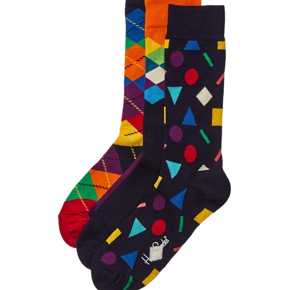 Happy Socks Other - Happy Socks Unisex 3 pack Gift Box